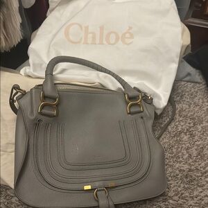 Chloe Marcie Medium Cashmere grey